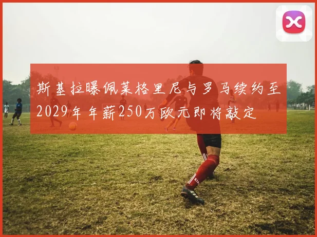 斯基拉曝佩莱格里尼与罗马续约至2029年年薪250万欧元即将敲定